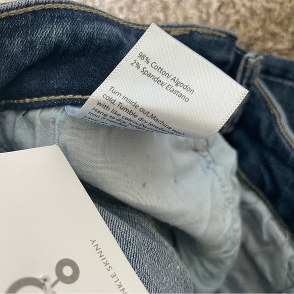 Insane Gene | Mid-Rise Ankle Skinny Button Fly Jeans | NWT - Picture 2 of 8